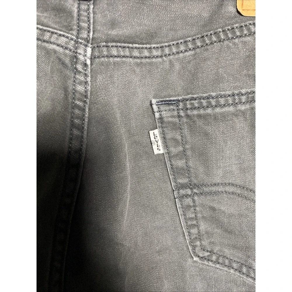 Vintage Levi's 505‎ 34x34 Men's Straight Leg Regular Fit Jeans Dark Gray